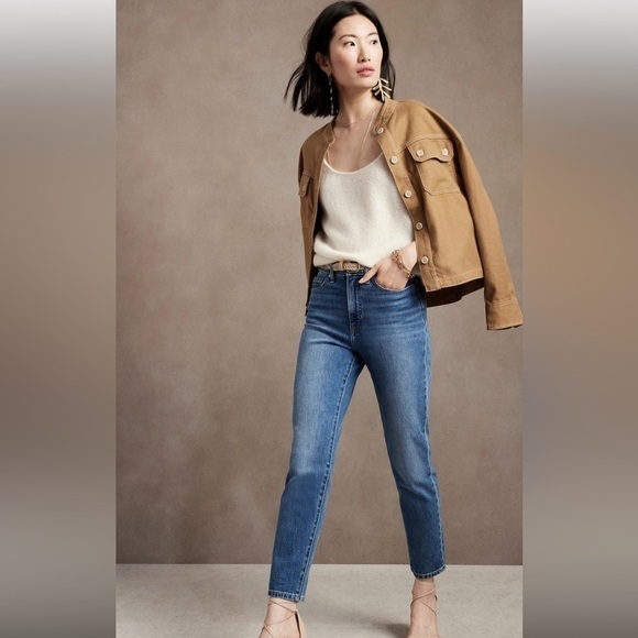 Banana Republic High Rise Straight Jeans - Picture 1 of 10